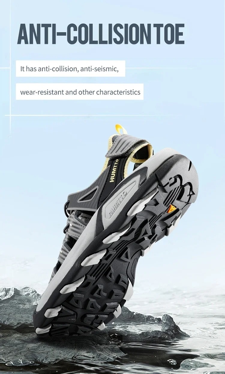 Dép Sandal Nam Humtto 750756A-2 Grey - Ảnh 12