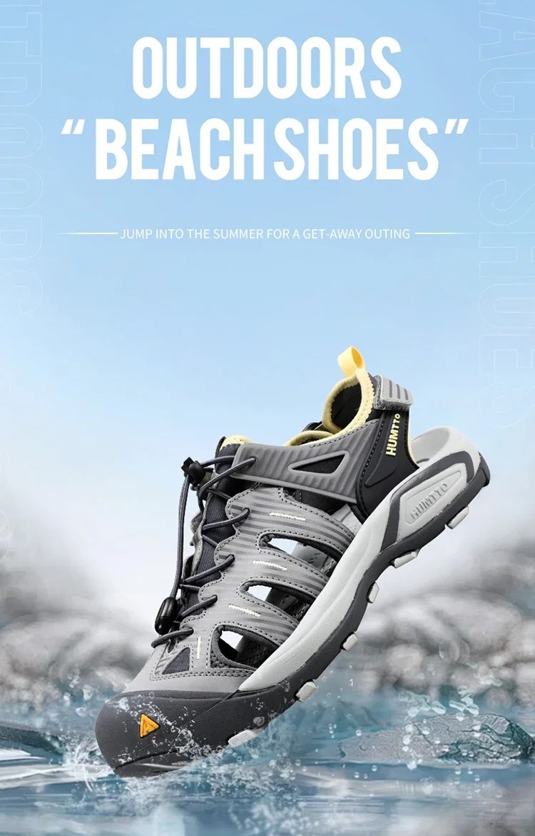 Dép Sandal Nam Humtto 750756A-2 Grey - Ảnh 9