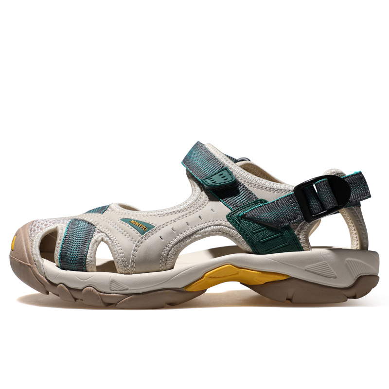 Dép Sandal Nữ Humtto HT9602-7 Beige - Ảnh 3