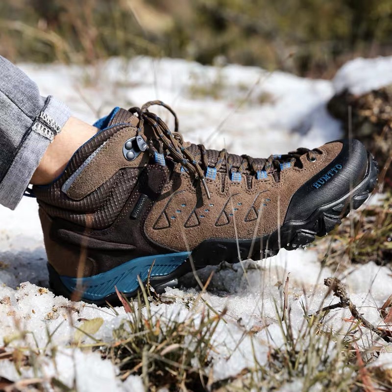 Giày trekking nam cao cổ Humtto 290027A-3 Grey/Blue - Ảnh 13