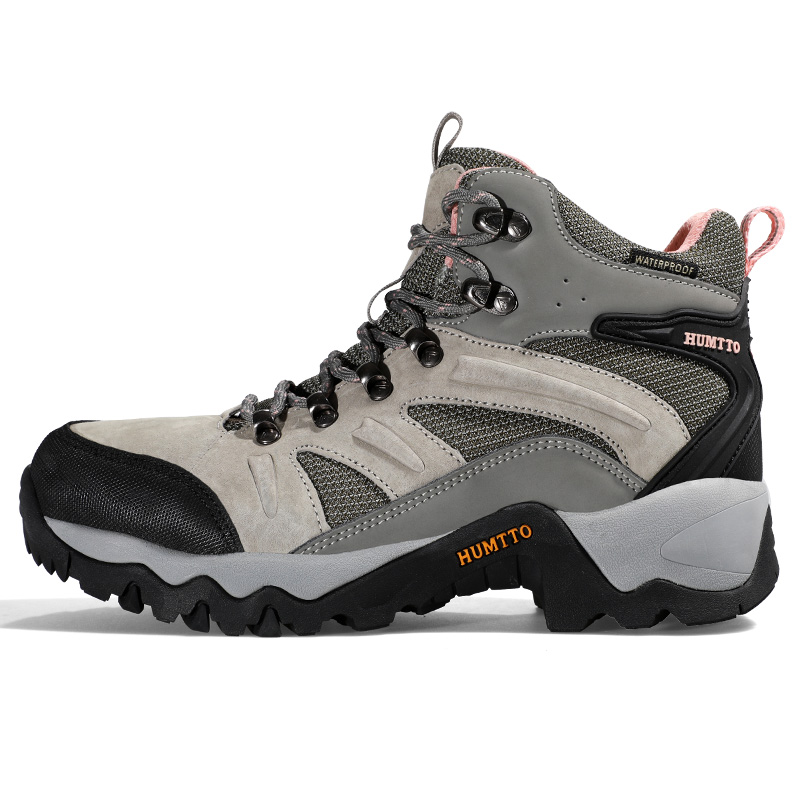 Giày leo núi chống thấm nữ cao cổ Humtto 210361B-2 - Ảnh 5