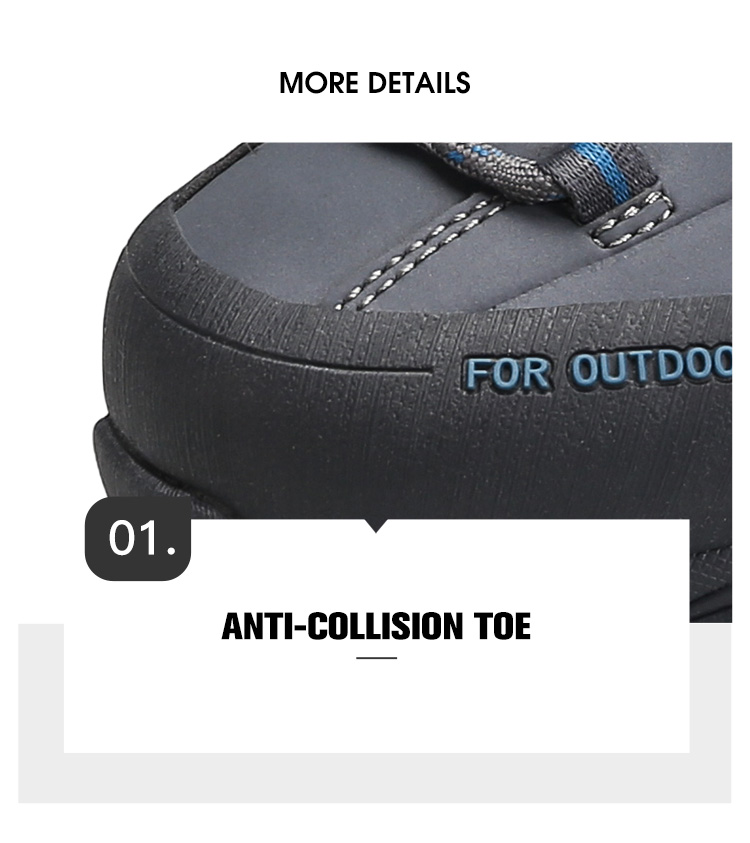 Giày trekking hiking nam cao cổ Humtto 240783A-3 Grey/Blue - Ảnh 6