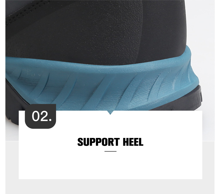 Giày trekking hiking nam cao cổ Humtto 240783A-3 Grey/Blue - Ảnh 7