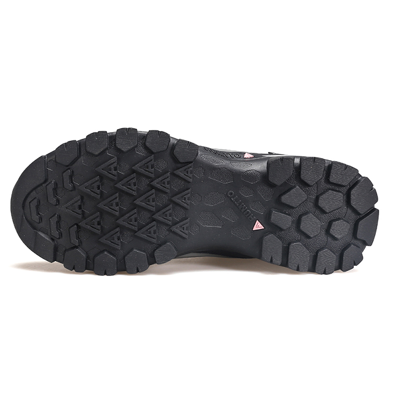 Giày leo núi chống thấm nữ cao cổ Humtto 240783B Black - Ảnh 4