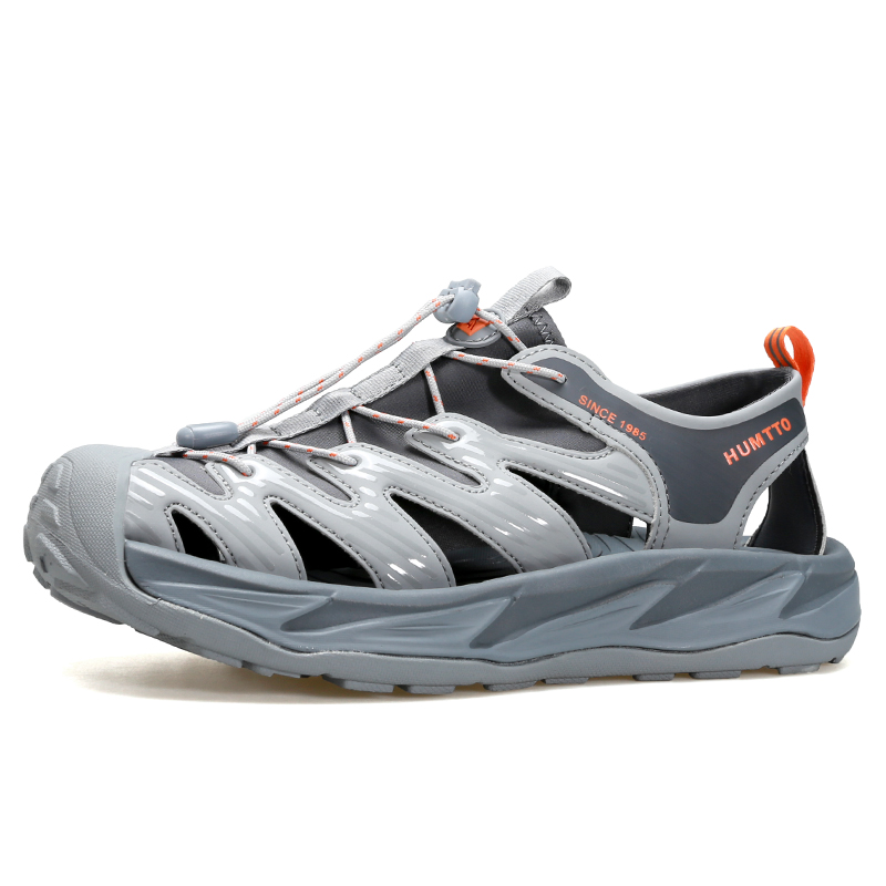 Dép sandal chống trơn nam Humtto 730508A-1 Grey - Ảnh 2