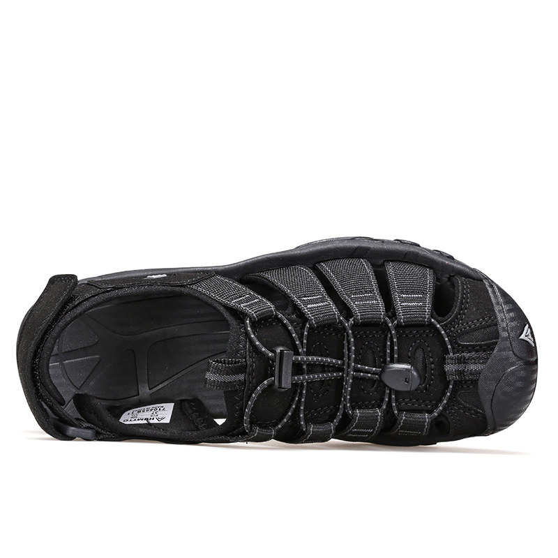 Dép sandal nam Humtto 710445A-10 Black - Ảnh 3