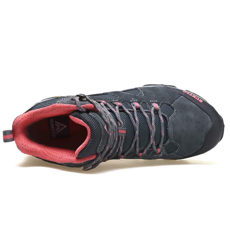 Giày leo núi chống thấm nữ cao cổ Humtto 210723B-2 - Ảnh 3