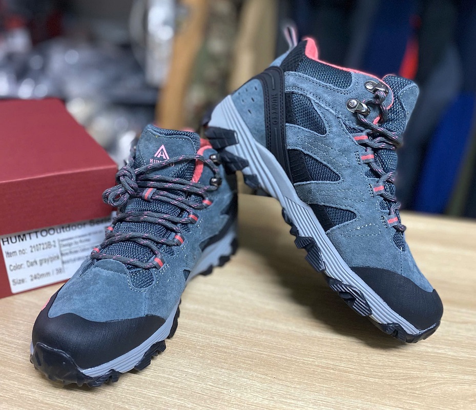 Giày leo núi chống thấm nữ cao cổ Humtto 210723B-2 - Ảnh 7