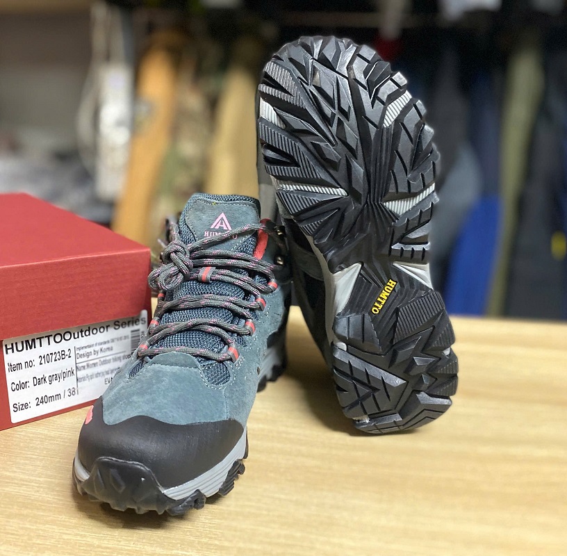 Giày leo núi chống thấm nữ cao cổ Humtto 210723B-2 - Ảnh 8