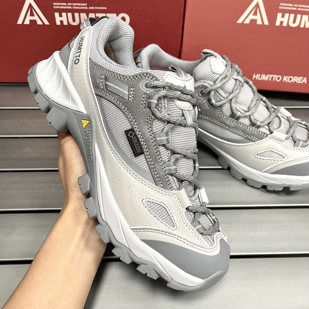 Giày leo núi chống thấm nữ thấp cổ Humtto 150475B-1 - Ảnh 2