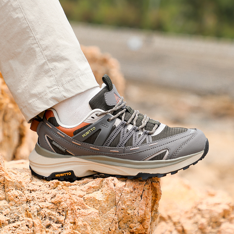 Giày leo núi chống thấm nam thấp cổ Humtto 350143A-3 - Ảnh 6