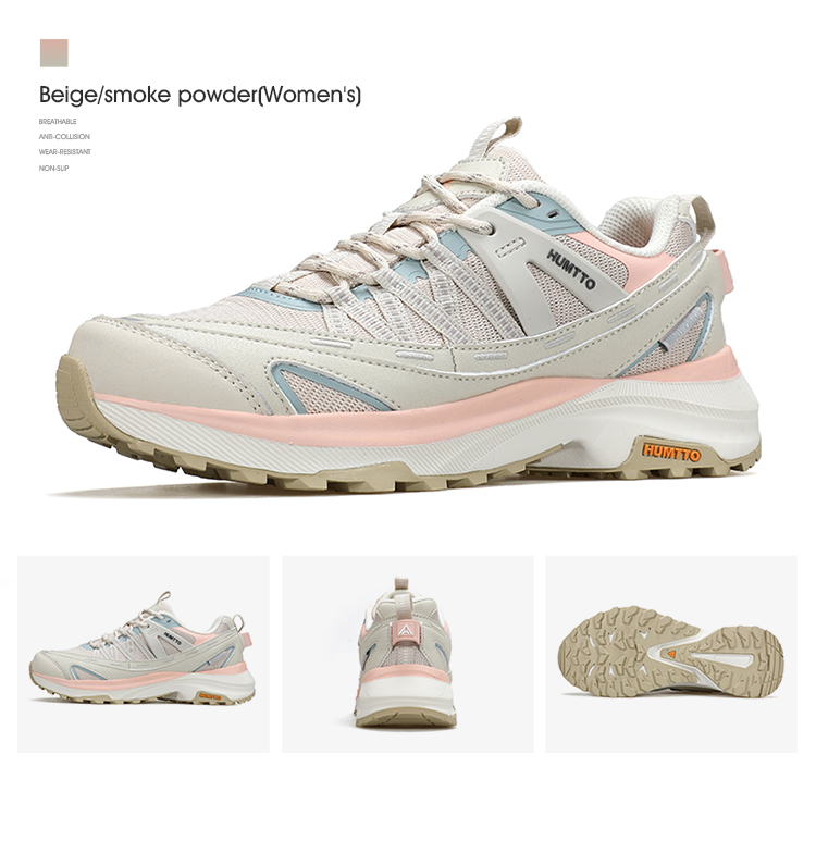 Giày leo núi chống thấm nữ thấp cổ Humtto 350143B-1 - Ảnh 6