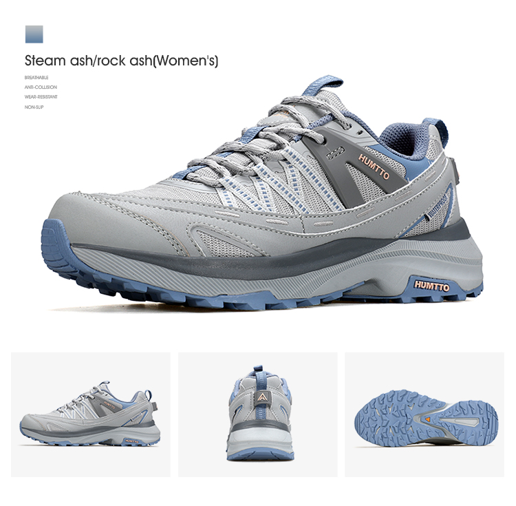 Giày leo núi chống thấm nữ thấp cổ Humtto 350143B-6 - Ảnh 6