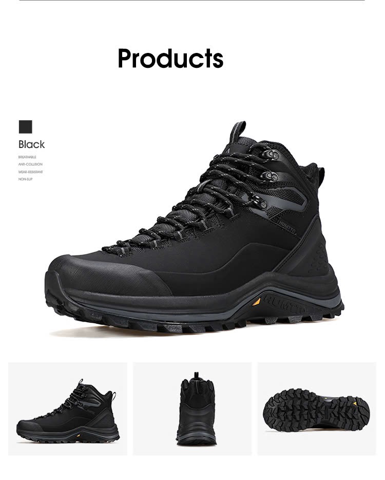 Giày trekking nam cao cổ chống nước Humtto 250864A-1 - Ảnh 4