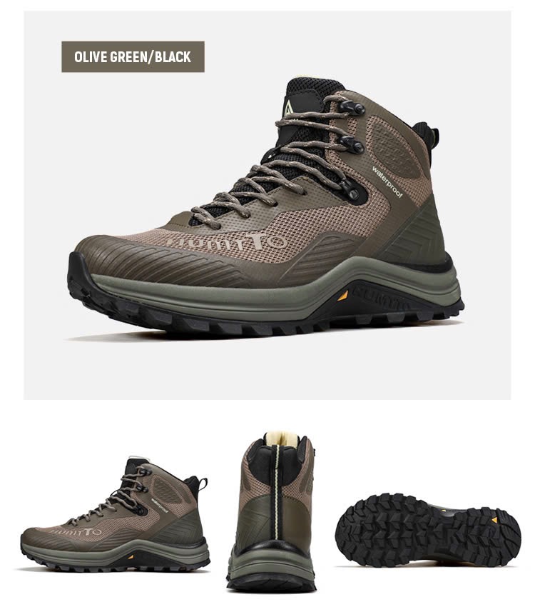 Giày trekking nam cao cổ chống thấm Humtto 250460A-2 - Ảnh 5