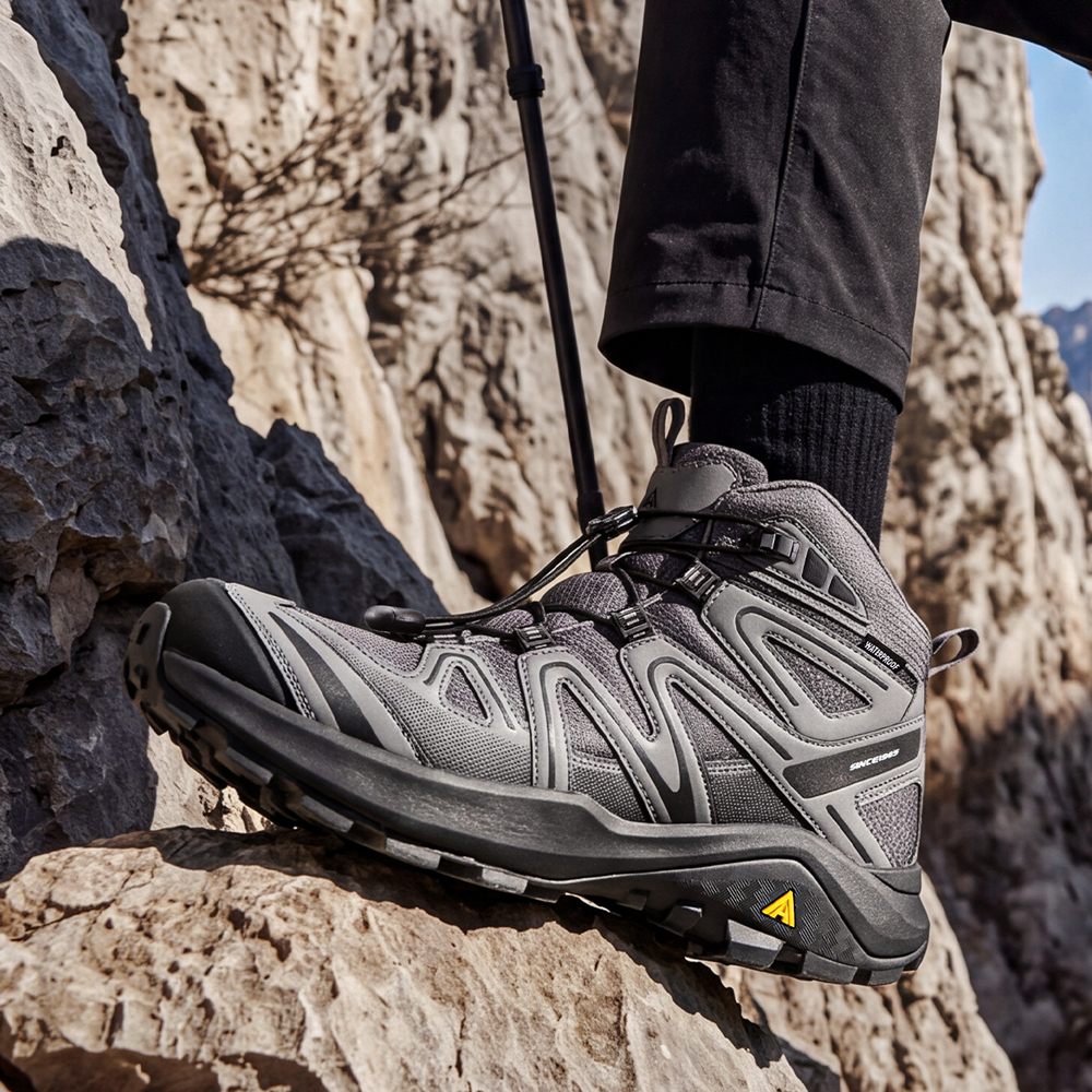 Giày trekking nam cao cổ chống thấm Humtto 271690A-1 - Ảnh 6